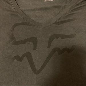 Fox Racing T-shirt Shadow Fade Out Logo T-shirt Size XS extra small